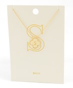 Clover Initial Necklace