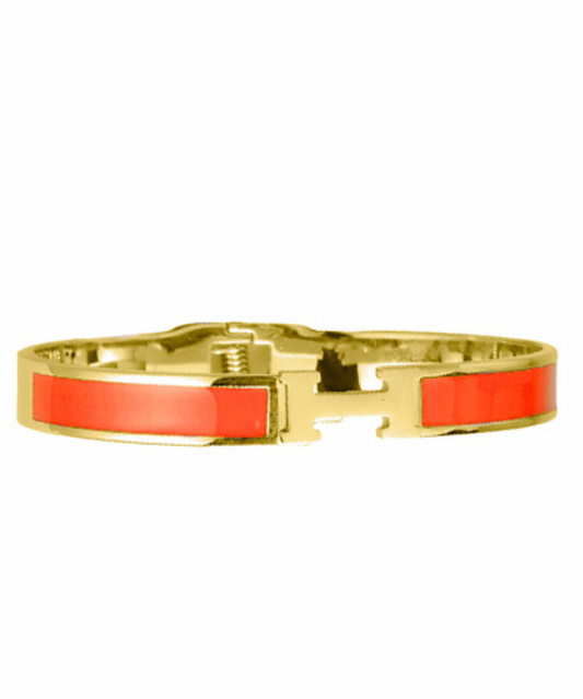 Orange Hinge Bracelet