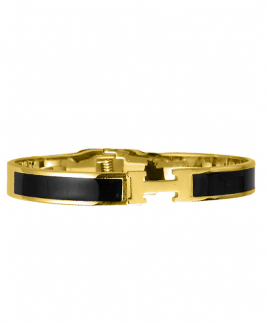 Black Hinge Bracelet