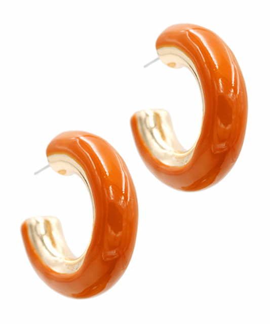 Lottie Hoops - Orange