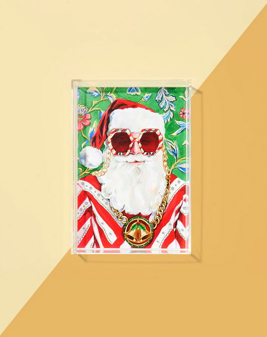 Swanky Santa Small Tray