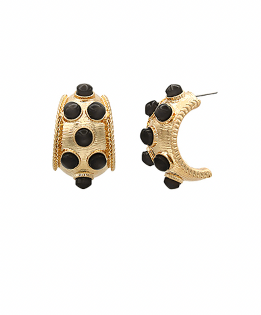 Maria Earrings - Black