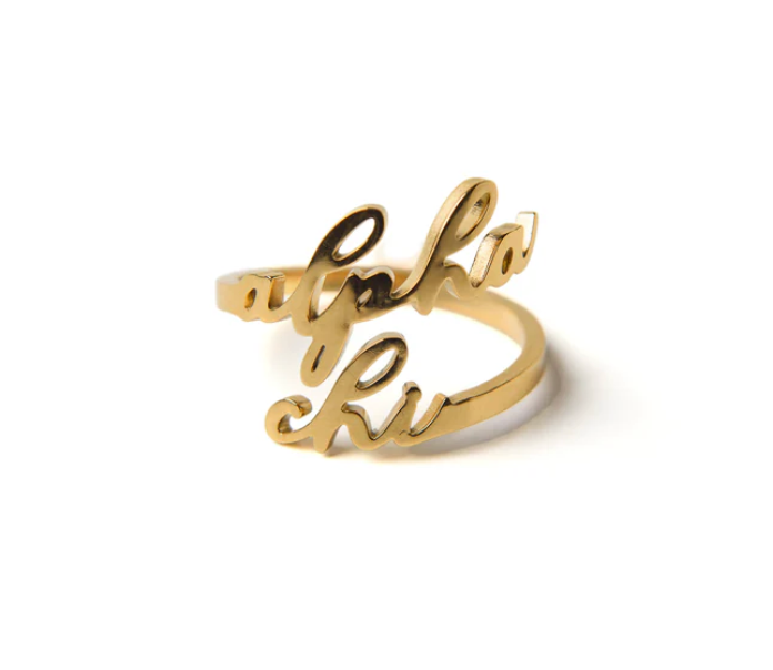 Ajustable Sorority Ring