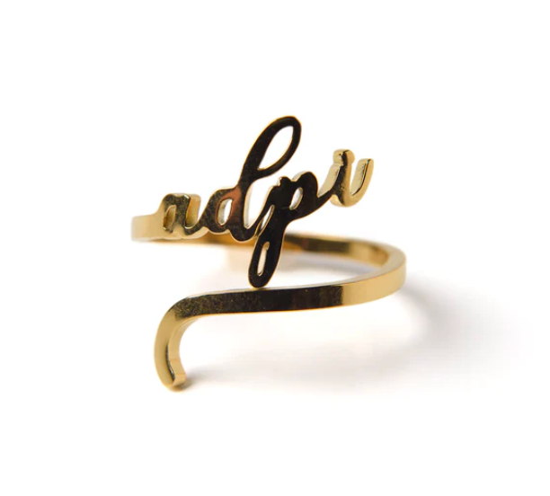 Ajustable Sorority Ring