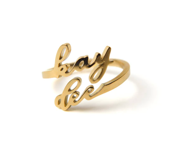 Ajustable Sorority Ring