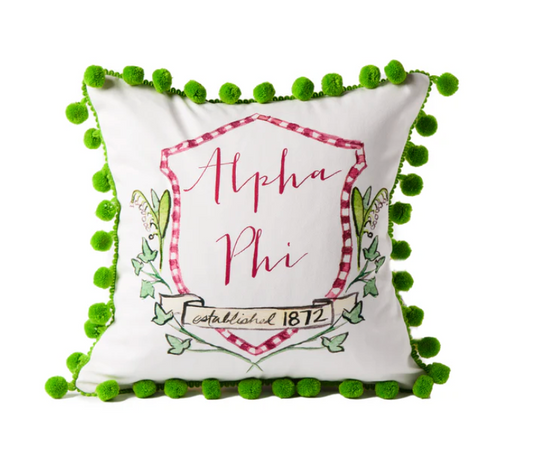 Pom Pom Sorority Pillow