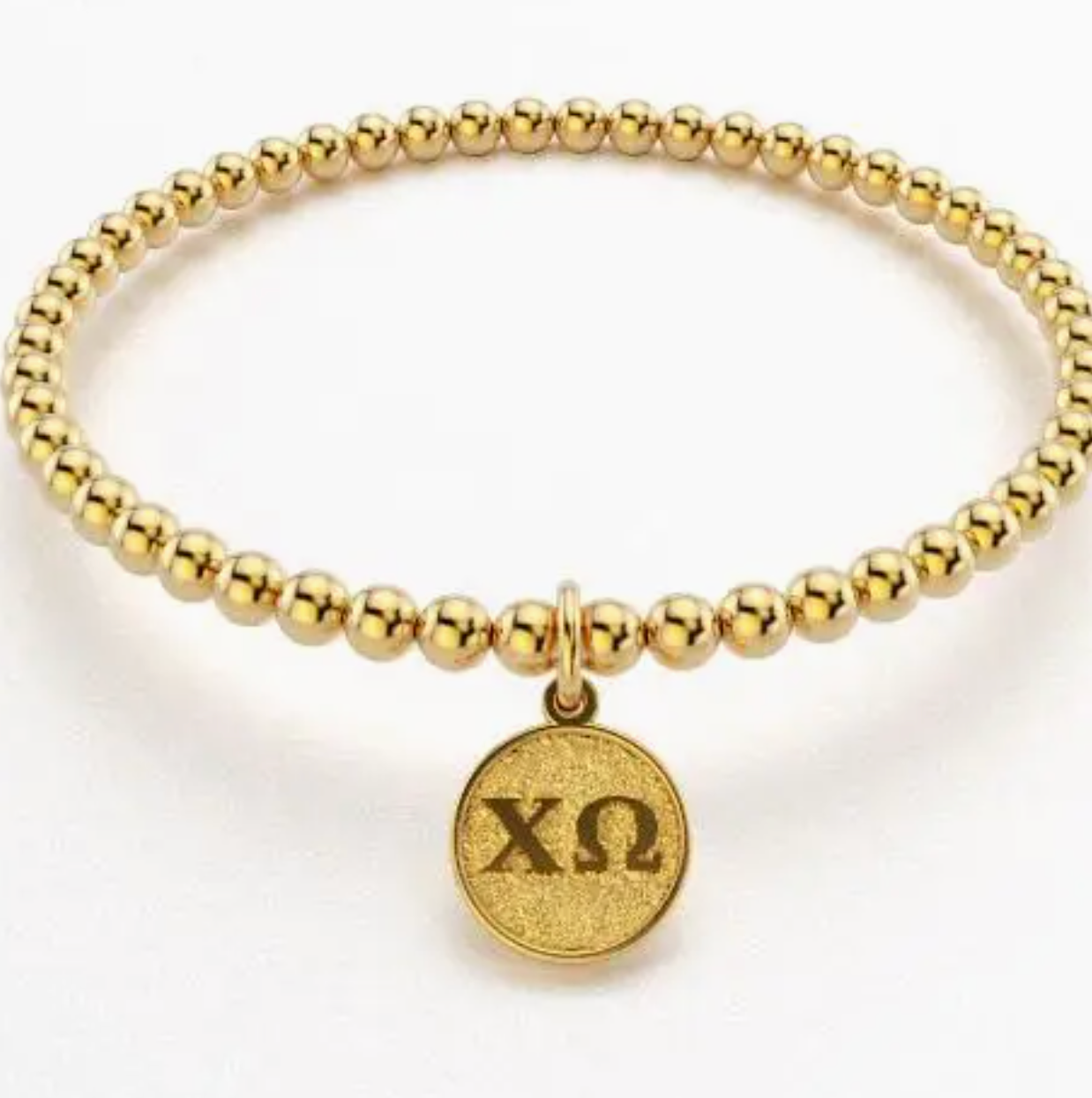 Sorority Gold Bead Bracelet