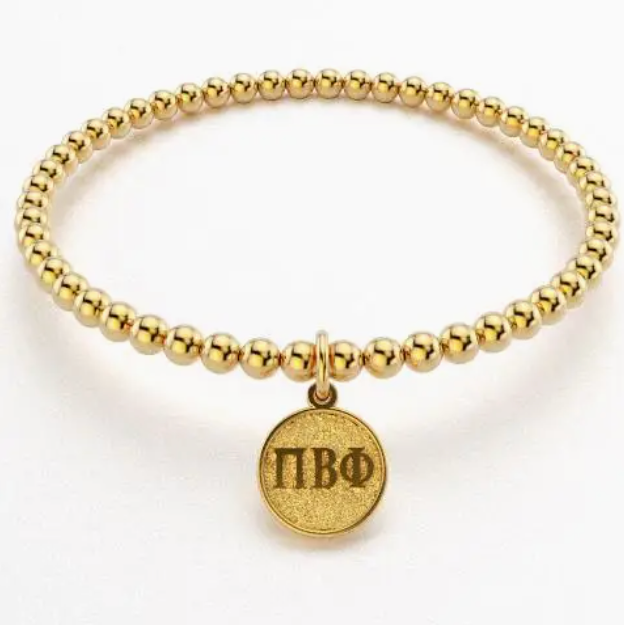 Sorority Gold Bead Bracelet