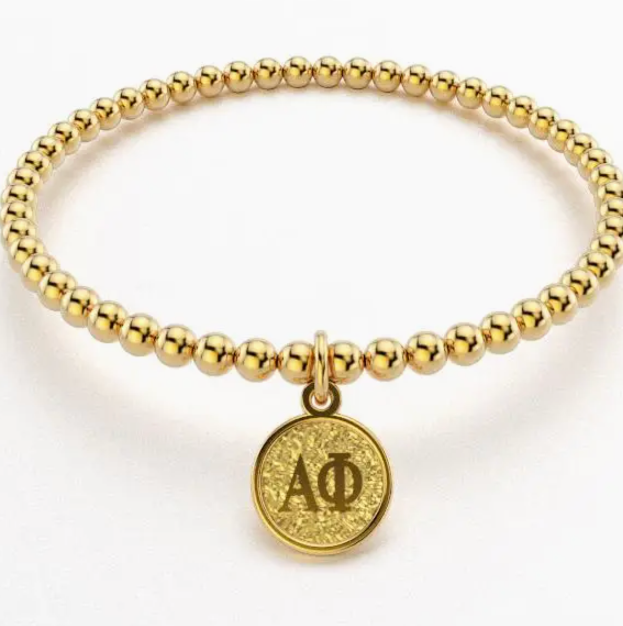 Sorority Gold Bead Bracelet