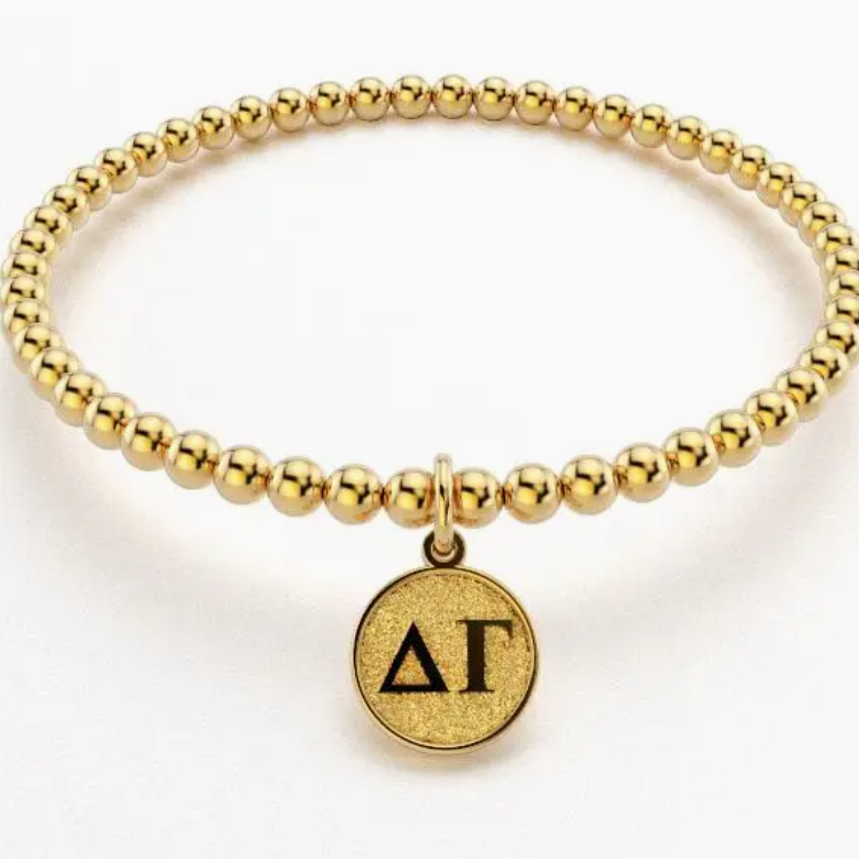 Sorority Gold Bead Bracelet