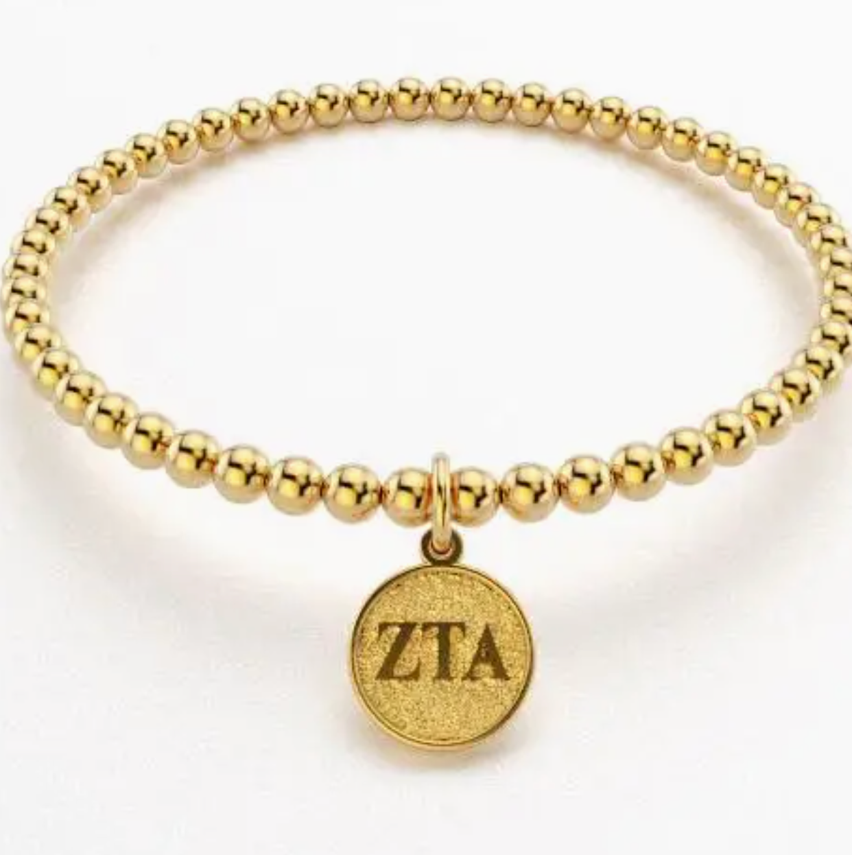 Sorority Gold Bead Bracelet