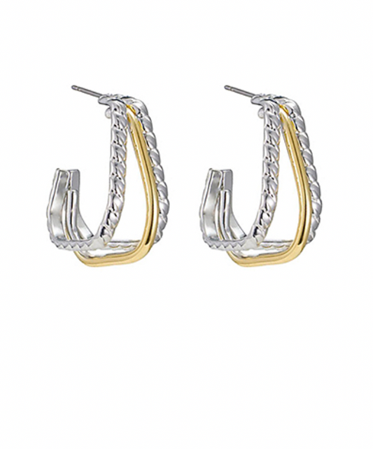 Duo Trapeziod Hoops