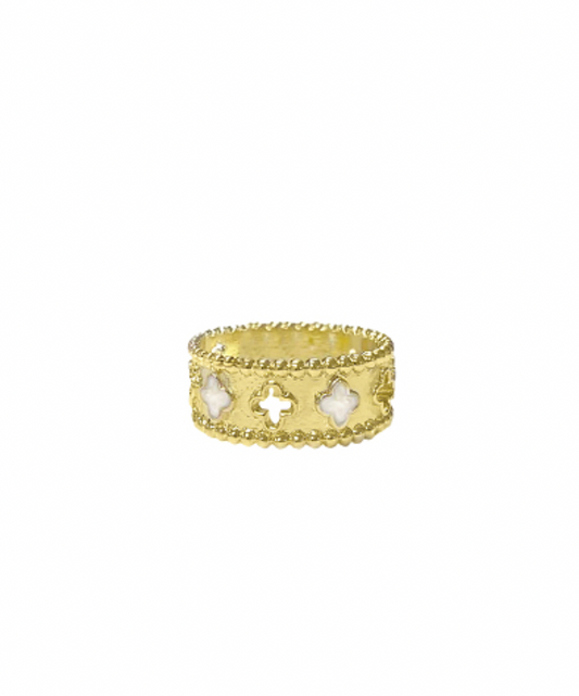 Gold Clover Ring