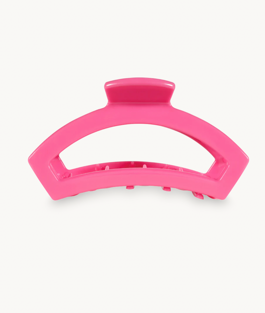 Open Paradise Pink Large Hair Clip - TELETIES