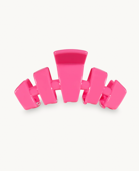 Classic Paradise Pink Large Hair Clip - TELETIES