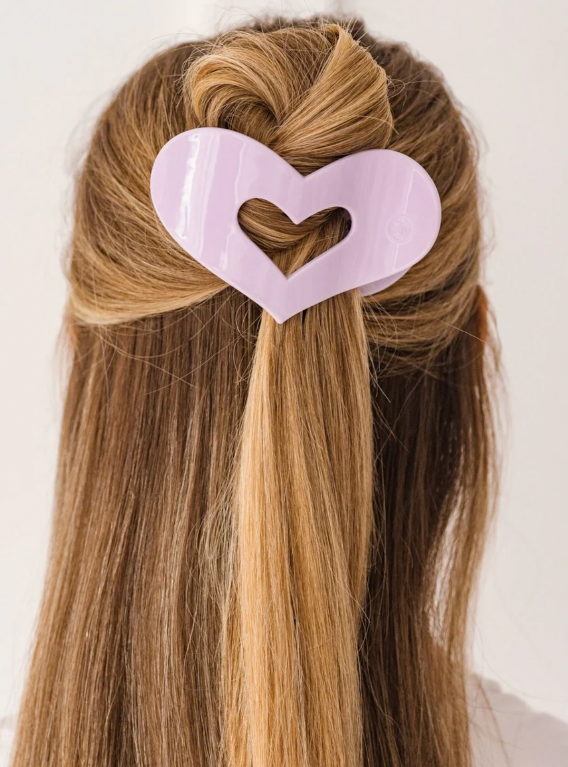 Purple Queen of Hearts Flat Hair Clip - TELETIES