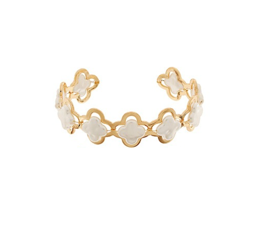 Pearl Clover Cuff