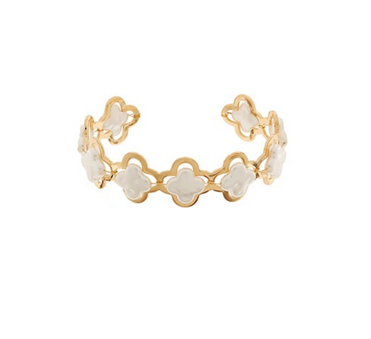 Pearl Clover Cuff