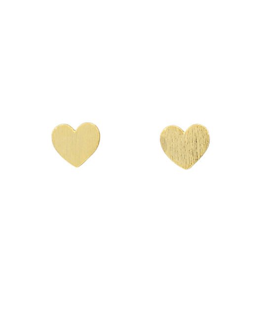 Little Gold Heart Studs