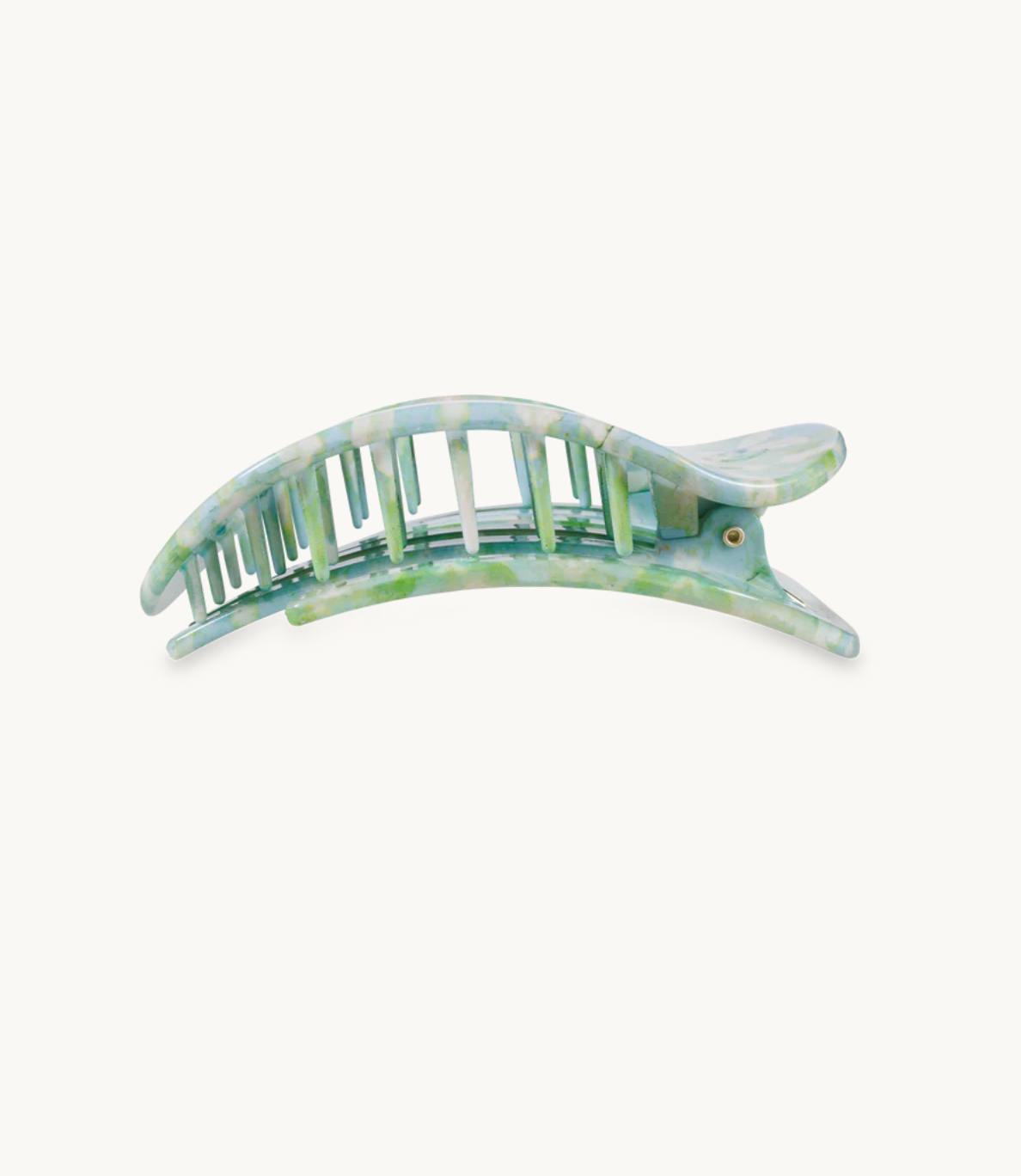 Elephant Falls Medium Flat Round Hair Clip - TELETIES