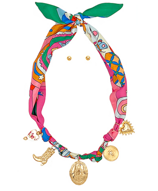 The Golden Scarf Necklace