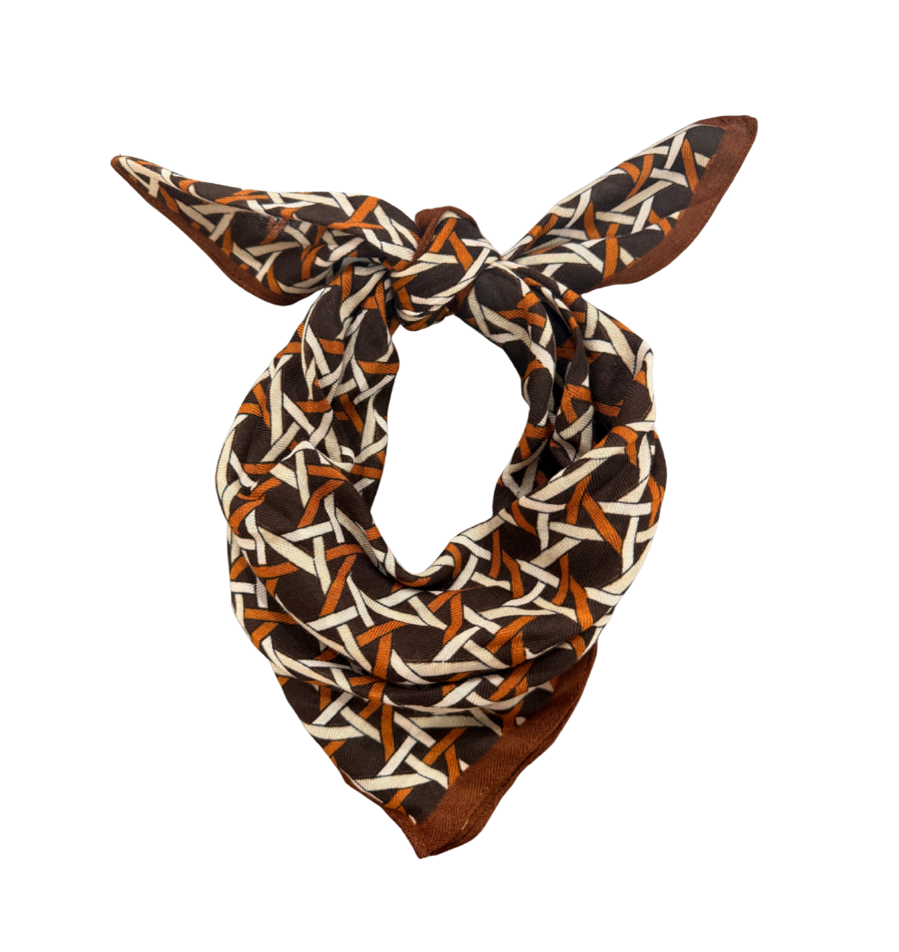 Brown Neck Scarf