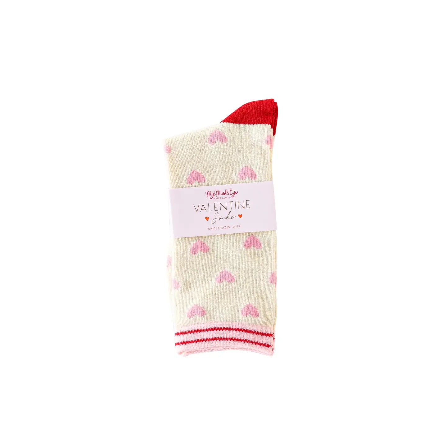 Pink Heart Socks